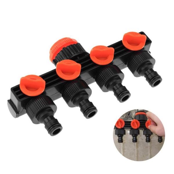 watering equipments 4 way faucet connectors hose pipe splitter drip irrigation garden 3/4 inch threaded inlet 1/2 fast connection
watering equipments 4 way faucet connectors hose pipe splitter drip irrigation garden 3/4 inch threaded inlet 1/2 fast connection