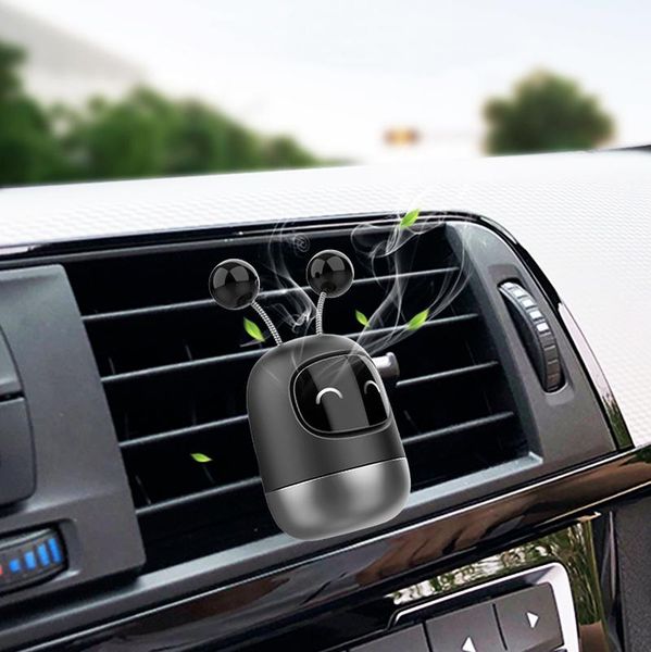 cute robot car air freshener auto outlet clip mount long-lasting fragrance diffuser with 3 solid perfume
cute robot car air freshener auto outlet clip mount long-lasting fragrance diffuser with 3 solid perfume