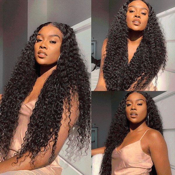 lace wigs hd transparent 4x4 closure wig curly human hair deep wave pre plucked malaysia for women ulamaz, Black;brown
lace wigs hd transparent 4x4 closure wig curly human hair deep wave pre plucked malaysia for women ulamaz, Black;brown