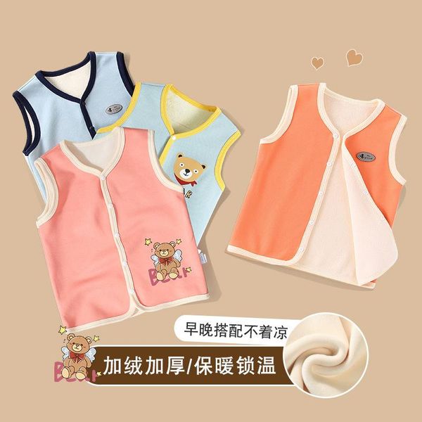 jackets 2021 autumn children warm thicken vest baby waistcoat kids outerwear coat clothing winter boys girl shiny down, Blue;gray
jackets 2021 autumn children warm thicken vest baby waistcoat kids outerwear coat clothing winter boys girl shiny down, Blue;gray