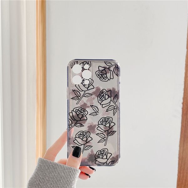 rose cases compatible for iphone 12 pro pink black translucent soft shockproof phone cover case 97126
rose cases compatible for iphone 12 pro pink black translucent soft shockproof phone cover case 97126