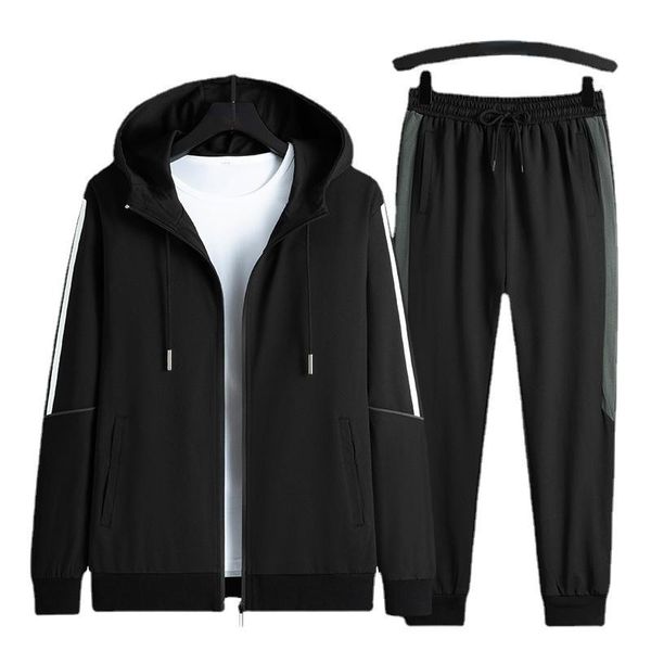 men's tracksuits spring and autumn men tracksuit sweatpants zipper hooded long sleeve sweaters 2 pieces set hoodies clothing sportswear, Gray
men's tracksuits spring and autumn men tracksuit sweatpants zipper hooded long sleeve sweaters 2 pieces set hoodies clothing sportswear, Gray