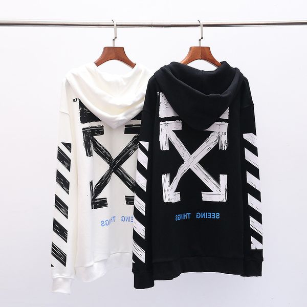 print slash off men's style and women's european large loose hoodie terry zipper, Black
print slash off men's style and women's european large loose hoodie terry zipper, Black