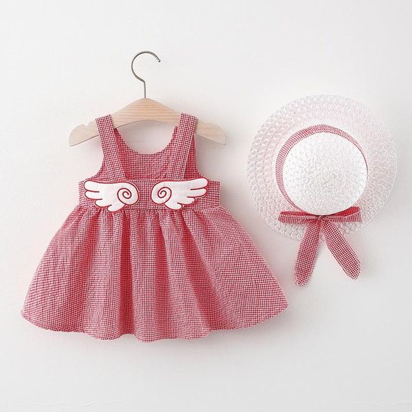 girl's dresses baby girls' little angel summer temperament sling with wings birthday party dress, Red;yellow
girl's dresses baby girls' little angel summer temperament sling with wings birthday party dress, Red;yellow