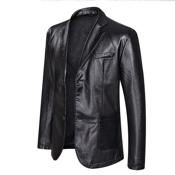 fashion leather jackets men's jacket button outwear men's coats spring autumn pu jacket coat plus size 5xl 6xl 7xl 211118, Black
fashion leather jackets men's jacket button outwear men's coats spring autumn pu jacket coat plus size 5xl 6xl 7xl 211118, Black