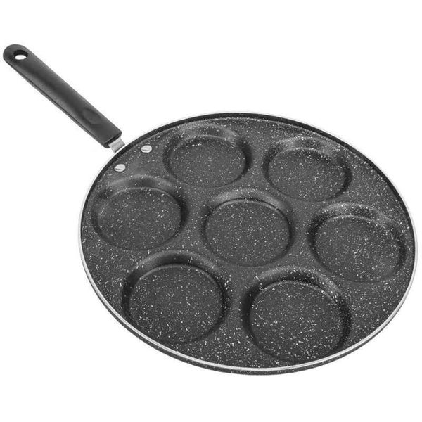 pans 1pc fried egg pan 7 compartments non-stick omelette kitchen gadget for home cooking restaurant
pans 1pc fried egg pan 7 compartments non-stick omelette kitchen gadget for home cooking restaurant