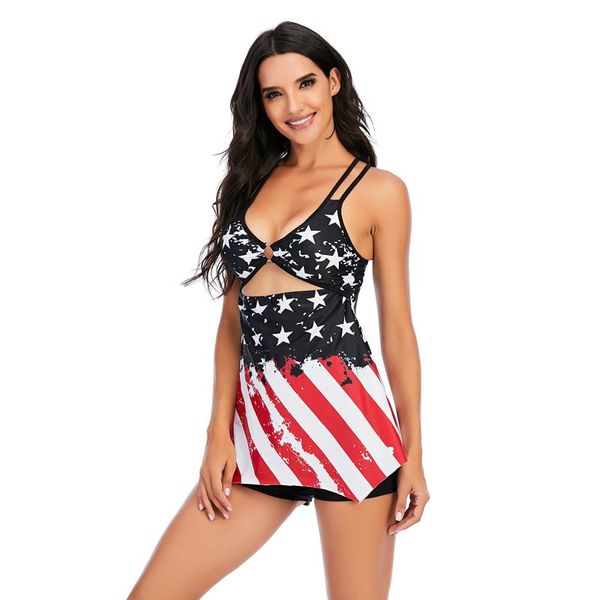 plus size summer bikini women push up tankini american flag swimsuit high waist boho swimwear one-piece suits
plus size summer bikini women push up tankini american flag swimsuit high waist boho swimwear one-piece suits