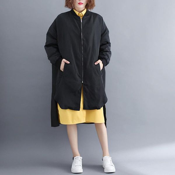 women's trench coats buykud women winter cotton long coat casual sleeve stand collar asymmetric length split zipper pocket warm outer, Tan;black
women's trench coats buykud women winter cotton long coat casual sleeve stand collar asymmetric length split zipper pocket warm outer, Tan;black