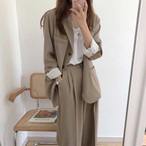 korea chic spring two-piece set office ladies casual blazers+high waist straight long trousers women fashion pant suits 210526, White
korea chic spring two-piece set office ladies casual blazers+high waist straight long trousers women fashion pant suits 210526, White