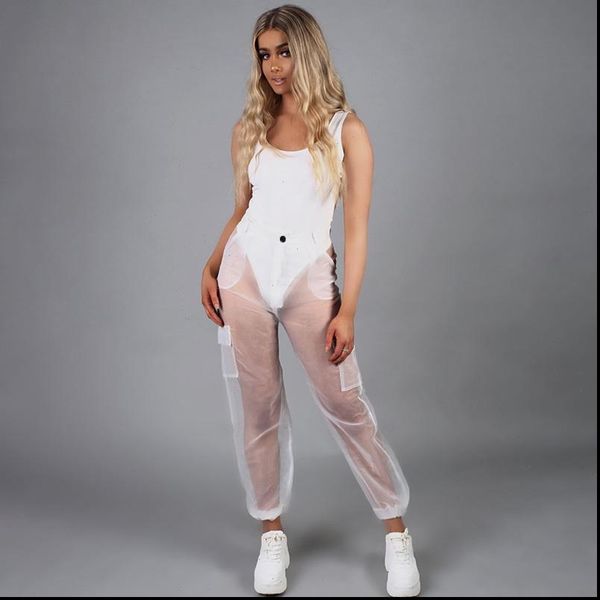 transparent mesh sheer see womens capris through long casual loose wide leg trousers for daily life nightclub party, Black;white
transparent mesh sheer see womens capris through long casual loose wide leg trousers for daily life nightclub party, Black;white