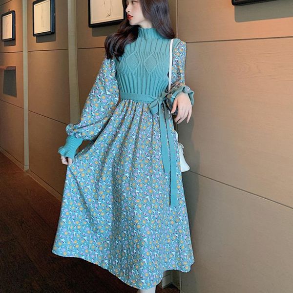 autumn sweater dresses for women winter splicing pullover bandage slim knitting dress sweet corduroy floral print vestidos casual, Black;gray
autumn sweater dresses for women winter splicing pullover bandage slim knitting dress sweet corduroy floral print vestidos casual, Black;gray