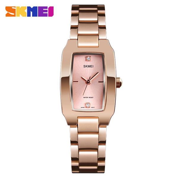 wristwatches skmei 1713 steel band rectangle ladies watch fashion simple diamond british womens, Slivery;brown
wristwatches skmei 1713 steel band rectangle ladies watch fashion simple diamond british womens, Slivery;brown