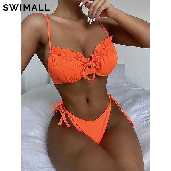 women's swimwear 2021 knot bikini swimsuit women push up ruffle set beach wear brazilian bathing suit bather biquini, White;black
women's swimwear 2021 knot bikini swimsuit women push up ruffle set beach wear brazilian bathing suit bather biquini, White;black