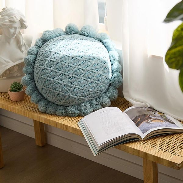 cushion/decorative pillow cute cushion with core round tassel knitted soft chair car sofa toy for bedside home decor 50x50cm
cushion/decorative pillow cute cushion with core round tassel knitted soft chair car sofa toy for bedside home decor 50x50cm
