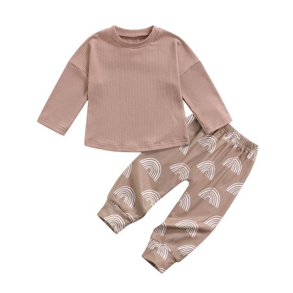 clothing sets imcute 2pcs kids autumn tracksuit long sleeves t-shirt + rainbow print elastic waist pants for girls boys 18 months to 6 years, White
clothing sets imcute 2pcs kids autumn tracksuit long sleeves t-shirt + rainbow print elastic waist pants for girls boys 18 months to 6 years, White