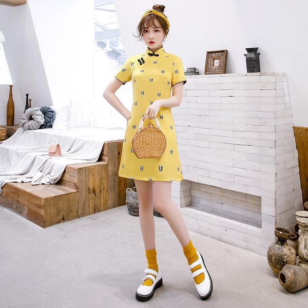 ethnic clothing solid vintage print cheongsam for women vestidos improved retro classic qipao slim mini split chinese dress elegant gow, Red
ethnic clothing solid vintage print cheongsam for women vestidos improved retro classic qipao slim mini split chinese dress elegant gow, Red
