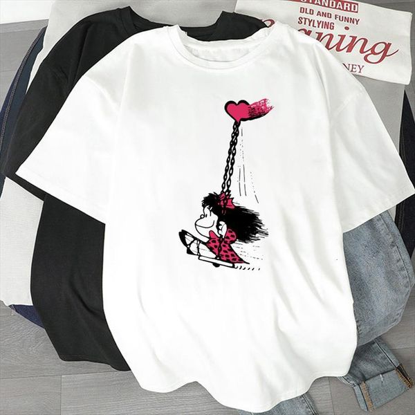 summer cartoon mafalda harajuku casual women t shirt short sleeve streetwear o neck white 90s tee
summer cartoon mafalda harajuku casual women t shirt short sleeve streetwear o neck white 90s tee