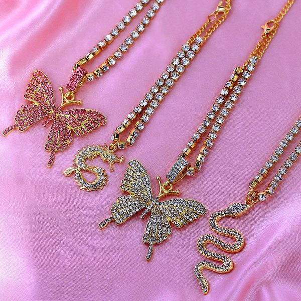 anklets fashion double layer rhinestone big butterfly snake pendant tennis chain anklet shiny crystal dragon barefoot jewerly, Red;blue
anklets fashion double layer rhinestone big butterfly snake pendant tennis chain anklet shiny crystal dragon barefoot jewerly, Red;blue