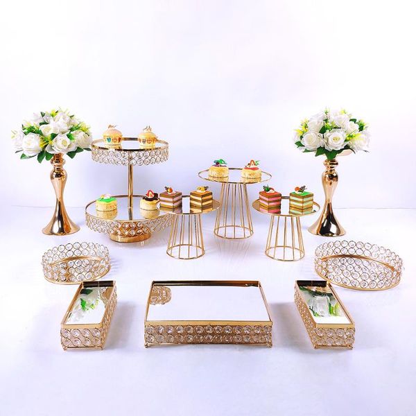 other bakeware arrive 11pcs gold mirror cupcake stand crystal metal creative home large fruit plate basket set cake tool
other bakeware arrive 11pcs gold mirror cupcake stand crystal metal creative home large fruit plate basket set cake tool