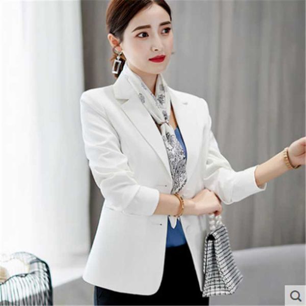 women's suits & blazers autumn fashion long sleeve single-breasted student jacket loose casual black women jackets work wear coat, White;black
women's suits & blazers autumn fashion long sleeve single-breasted student jacket loose casual black women jackets work wear coat, White;black
