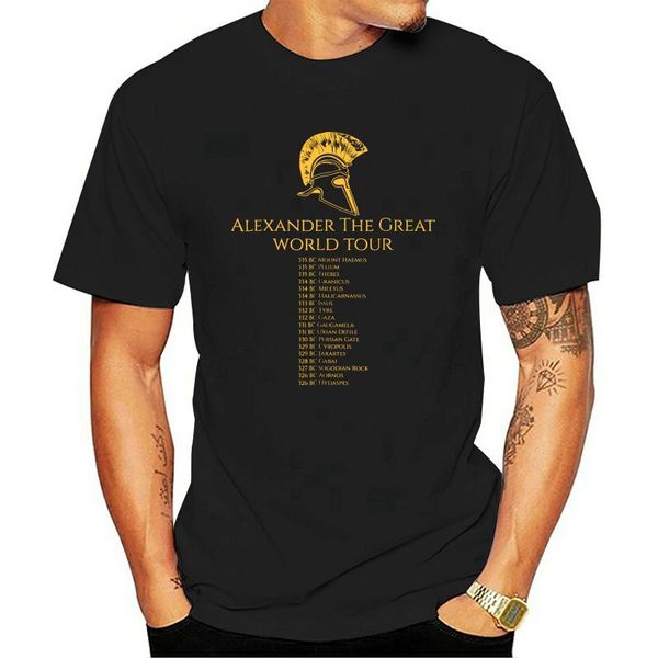 men's t-shirts fashion t shirts men shirt ancient history alexander the great world tour funny print tee, White;black
men's t-shirts fashion t shirts men shirt ancient history alexander the great world tour funny print tee, White;black