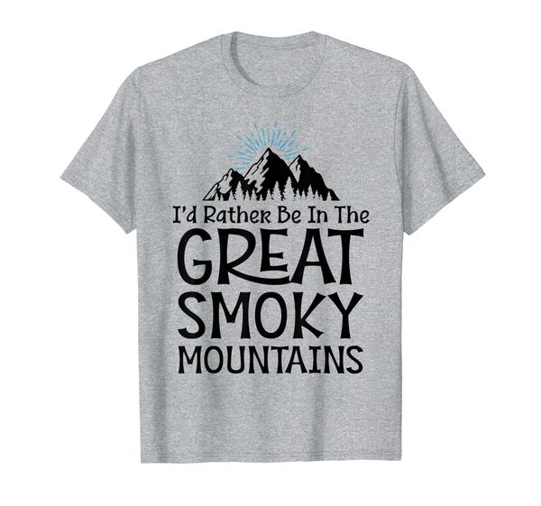 great smoky mountains shirt souvenir travel tennessee hike t-shirt, White;black
great smoky mountains shirt souvenir travel tennessee hike t-shirt, White;black