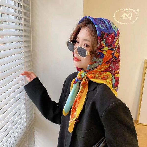 scarves silk scarf lady hair band square shawl satin bag head wrap for women bandana neckerchief female hijab girls headband, Blue;gray
scarves silk scarf lady hair band square shawl satin bag head wrap for women bandana neckerchief female hijab girls headband, Blue;gray