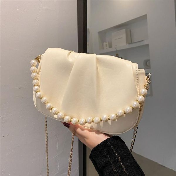 evening bags simple design pearl chain bag female 2021 fashion summer texture cloud fold shoulder slung handbag designer
evening bags simple design pearl chain bag female 2021 fashion summer texture cloud fold shoulder slung handbag designer