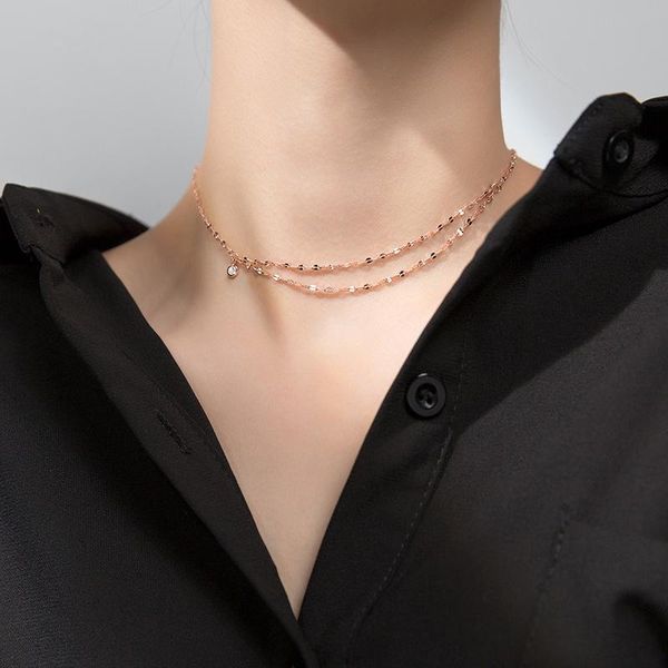 chains real. 925 sterling silver double rows chain choker clavicle necklace solitaire cz pendant fine jewelry c-d6692
chains real. 925 sterling silver double rows chain choker clavicle necklace solitaire cz pendant fine jewelry c-d6692
