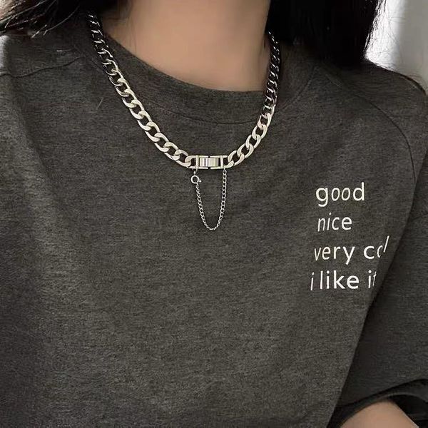 chains 2021 retro creative personality hip hop ins cool handsome chain titanium steel necklace simple clavicle, Silver
chains 2021 retro creative personality hip hop ins cool handsome chain titanium steel necklace simple clavicle, Silver