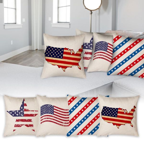 cushion/decorative pillow 4pcs independence day room decoration linen cushion cover 4th of july throw pillowcases home cojines decorativos
cushion/decorative pillow 4pcs independence day room decoration linen cushion cover 4th of july throw pillowcases home cojines decorativos