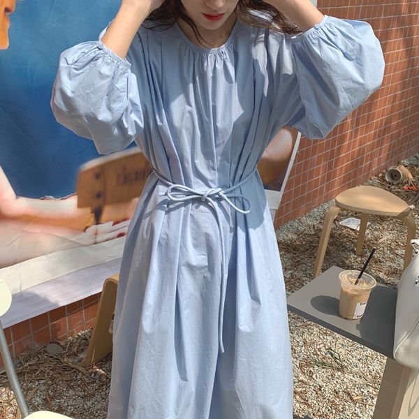 vestido chic simple lady long lantern sleeve robe summer loose trendy women clothing blue straight track dress w64605 210510, Black;gray
vestido chic simple lady long lantern sleeve robe summer loose trendy women clothing blue straight track dress w64605 210510, Black;gray