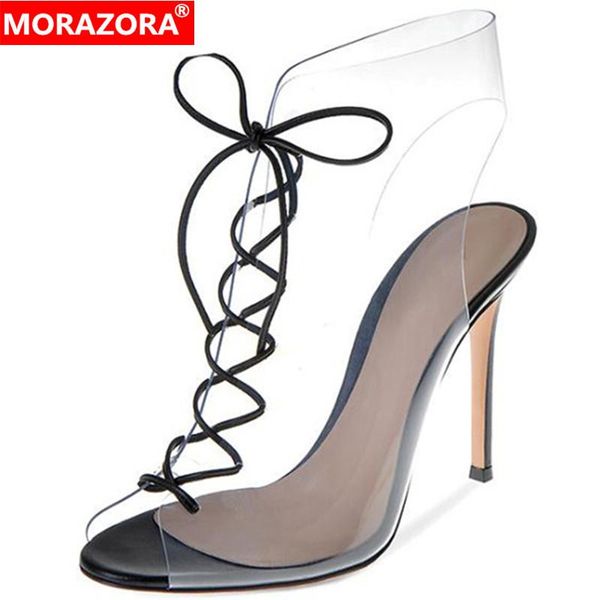 dress shoes morazora 2021 big size 34-46 gladiator sandals women transparent thin high heel party prom cross tied summer woman, Black
dress shoes morazora 2021 big size 34-46 gladiator sandals women transparent thin high heel party prom cross tied summer woman, Black