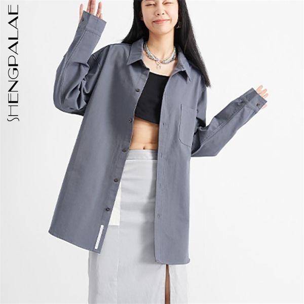 minimalist blue blouse women's summer laple large size single breasted long sleeve black shirt female 5e102 210427, White
minimalist blue blouse women's summer laple large size single breasted long sleeve black shirt female 5e102 210427, White