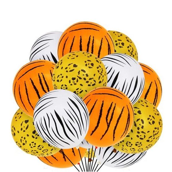 60pcs jungle animal print balloons leopard zebra spots latex zoo theme for birthday party decoration
60pcs jungle animal print balloons leopard zebra spots latex zoo theme for birthday party decoration