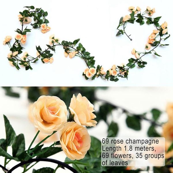 fake rose garlands, artificial silk white flower vines, hanging wedding party arch garden decoration decorative flowers & wreaths
fake rose garlands, artificial silk white flower vines, hanging wedding party arch garden decoration decorative flowers & wreaths