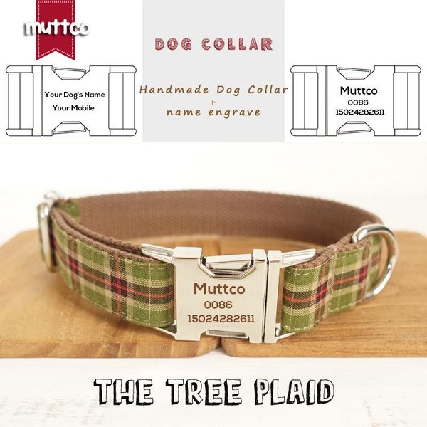 dog collars & leashes muttco retailing self-designed environmental fashionable british style collar the tree plaid laser engraved name 5 siz
dog collars & leashes muttco retailing self-designed environmental fashionable british style collar the tree plaid laser engraved name 5 siz