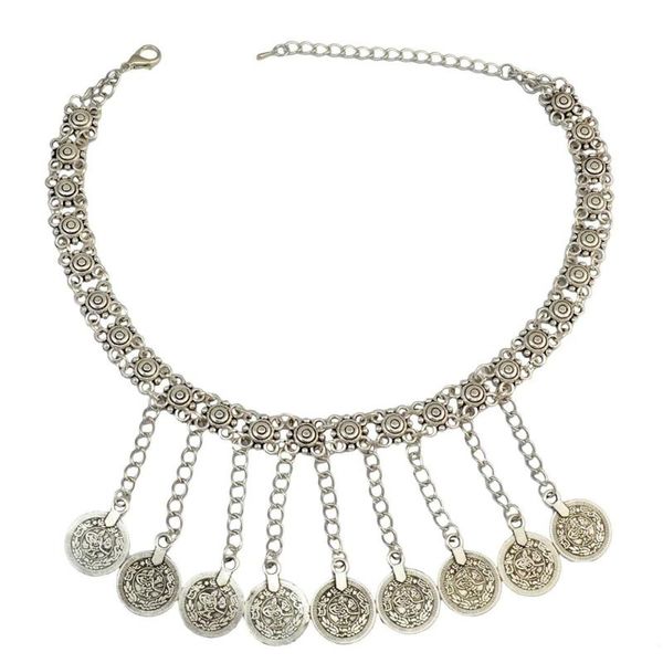 punk style bohemian vintage chokers necklace fashion ethnic carved coins for women customer, Golden;silver
punk style bohemian vintage chokers necklace fashion ethnic carved coins for women customer, Golden;silver