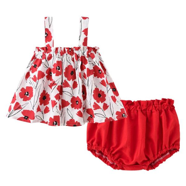 clothing sets toddler baby girl summer 2pcs set solid bandage suspender + short pants casual children outfits suspender-, White
clothing sets toddler baby girl summer 2pcs set solid bandage suspender + short pants casual children outfits suspender-, White