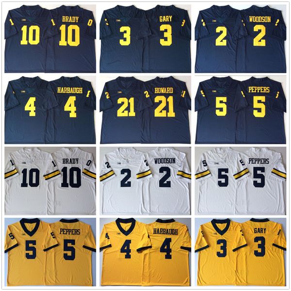 ncaa michigan wolverines football 10 tom brady college charles woodson shea patterson jim harbaugh jabrill peppers 21 desmond howard mens, Black
ncaa michigan wolverines football 10 tom brady college charles woodson shea patterson jim harbaugh jabrill peppers 21 desmond howard mens, Black