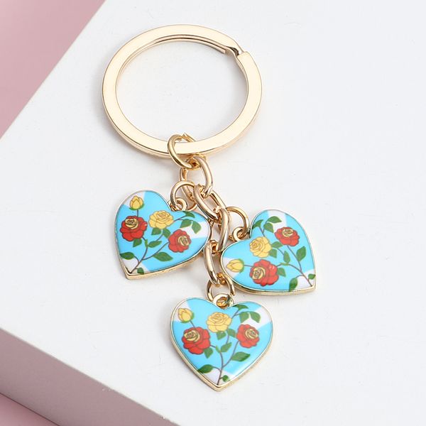 cute keychain enamel heart shaped key ring flower decorative pattern key chains lover gifts for women girl diy jewelry handmade, Silver
cute keychain enamel heart shaped key ring flower decorative pattern key chains lover gifts for women girl diy jewelry handmade, Silver