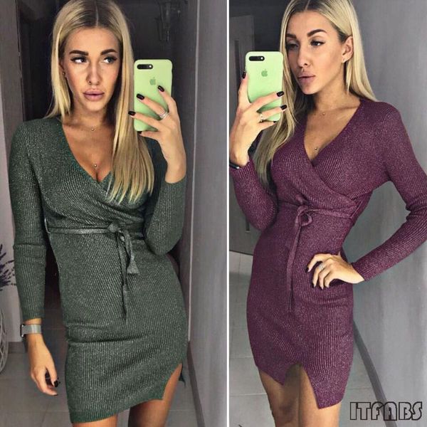 women's two piece pants women winter knitted jumper christmas long sweater pullover knitwear v neck dresses bandage dress fashion, White
women's two piece pants women winter knitted jumper christmas long sweater pullover knitwear v neck dresses bandage dress fashion, White