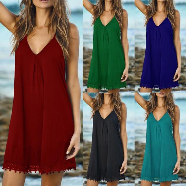casual dresses women's dress loose soild chiffon sling v-neck swing knee-length for women 2021 sukienka letnia, Black;gray
casual dresses women's dress loose soild chiffon sling v-neck swing knee-length for women 2021 sukienka letnia, Black;gray