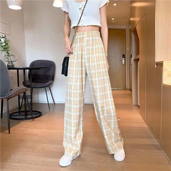 women's pants & capris striped plaid wide-leg 2021 korean casual fashion mid-waist was thinner and taller, Black;white
women's pants & capris striped plaid wide-leg 2021 korean casual fashion mid-waist was thinner and taller, Black;white
