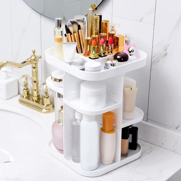 360° rotating cosmetic storage box large capacity makeup organizer multilayer rack jewelry shelf display stand kitchen & organization
360° rotating cosmetic storage box large capacity makeup organizer multilayer rack jewelry shelf display stand kitchen & organization