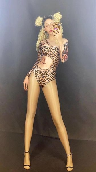 leopard print bodysuit rhinestones costumes nightclub for dj dancer singer stage wear costume women clothing women's jumpsuits & romper, Black;white
leopard print bodysuit rhinestones costumes nightclub for dj dancer singer stage wear costume women clothing women's jumpsuits & romper, Black;white