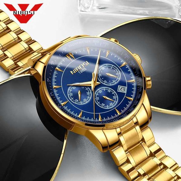 nibosi gold mens watches brand luxury sport quartz dress clock waterproof military blue wrist watch men relogio masculino 210728, Slivery;brown
nibosi gold mens watches brand luxury sport quartz dress clock waterproof military blue wrist watch men relogio masculino 210728, Slivery;brown