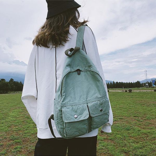 backpack canvas women's bag korean casual ladies travel fashion male student schoolbag
backpack canvas women's bag korean casual ladies travel fashion male student schoolbag