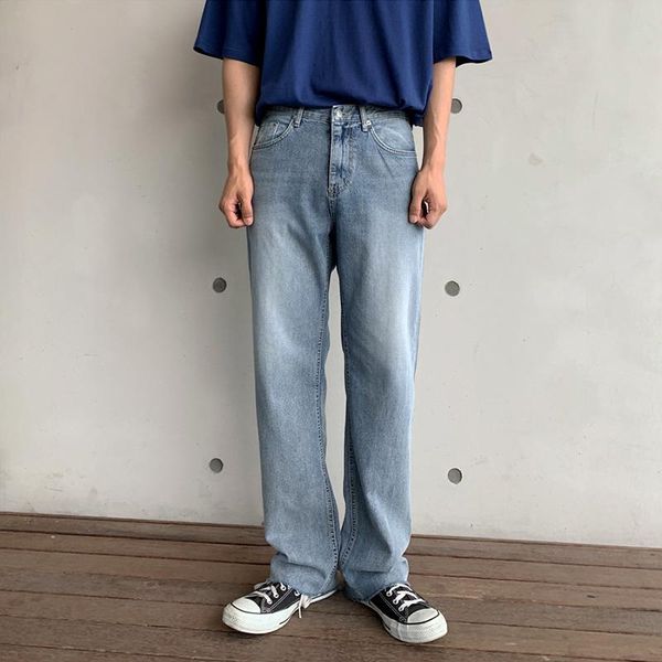men's jeans summer straight loose casual korean style trend personality mopping all-match wide-leg trousers, Blue
men's jeans summer straight loose casual korean style trend personality mopping all-match wide-leg trousers, Blue