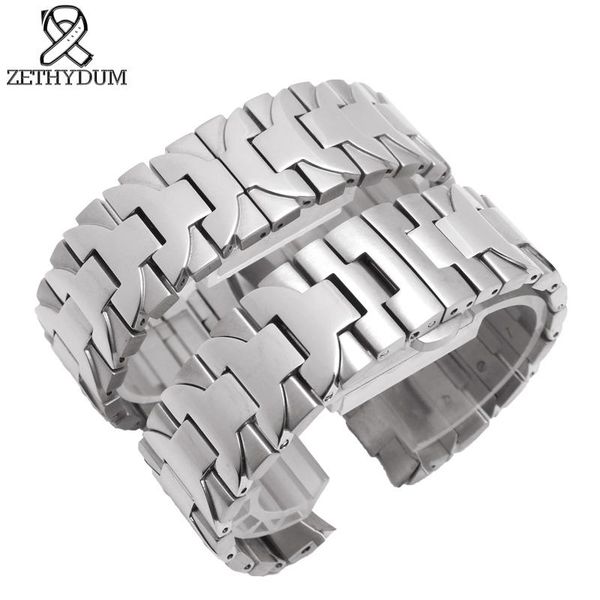 watch bands stainless steel bracelet 22mm 24mm metal watchband for mens watches belt silver arc mouth, Black;brown
watch bands stainless steel bracelet 22mm 24mm metal watchband for mens watches belt silver arc mouth, Black;brown